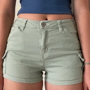 teal/ green blue dickies cargo shorts
